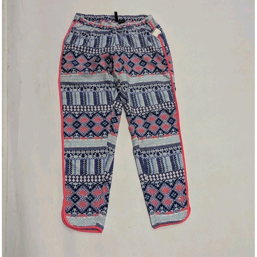 Boho Festival Aztec Print Jogger Pants Y2K Coastal Chic Ultra Flirt M Medium
